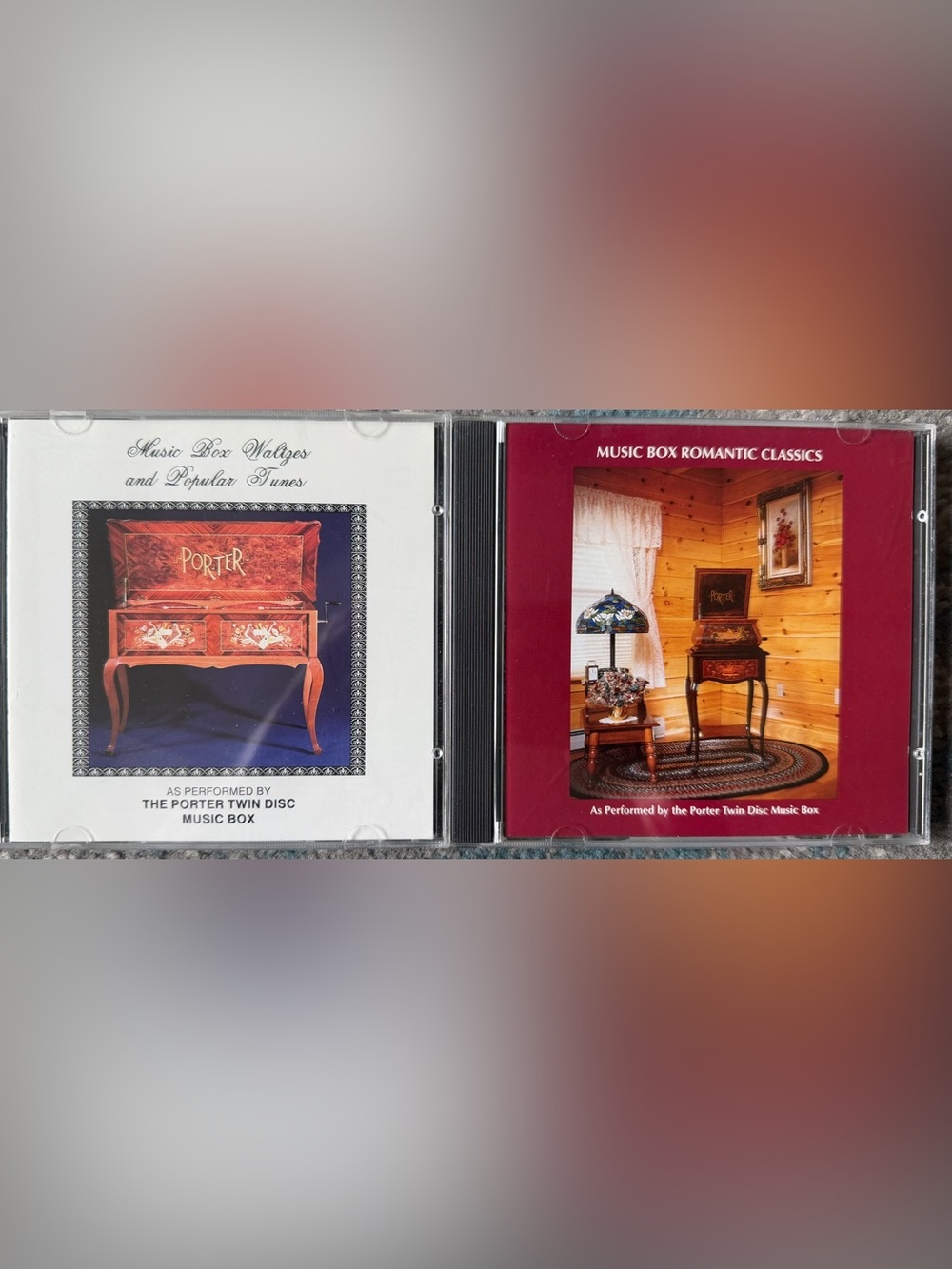 Porter Twin Disc Music Box Collection - Romantic Classics & Waltzes & Tunes